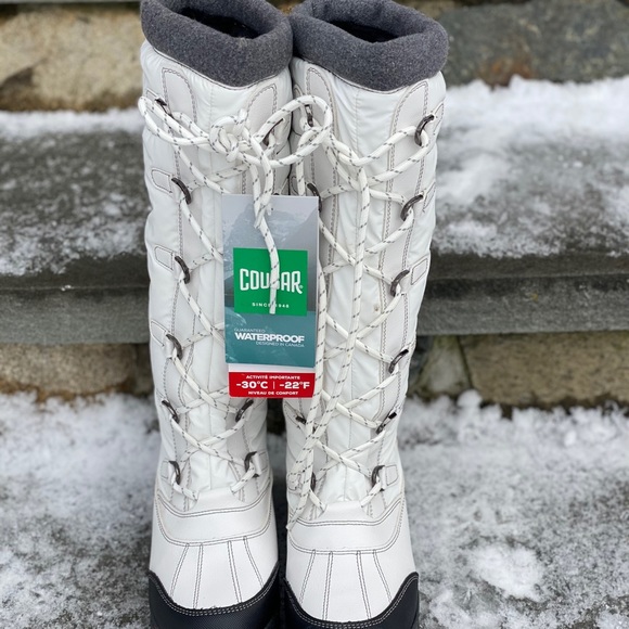 Cougar Shoes - NWT Cougar Tall White Women’s 7 Snow Boots